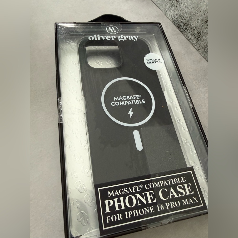 MagSafe Compatible Case for iPhone 16 Pro Max - Black